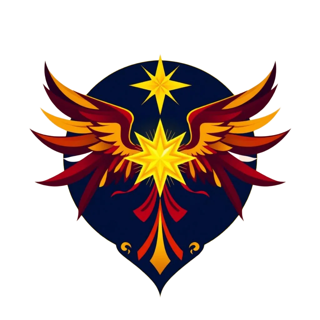 Church of Homelander emblem — a stylised H surrounded by a golden halo, the parody religion's symbol